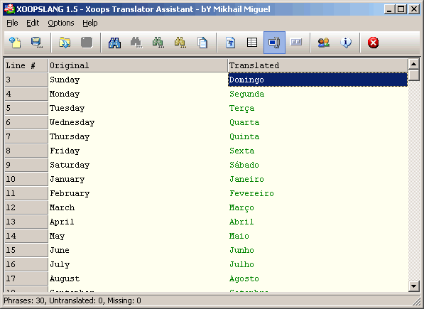 xoopslang, a xoops translation assistant